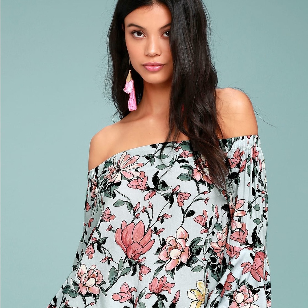 Lulus off shoulder top